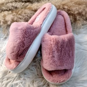 Home fuzzy air slippers
